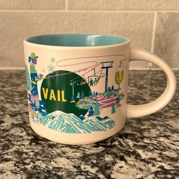 NWT Starbucks VAIL Discovery Series Mug 14oz White - Picture 2 of 8